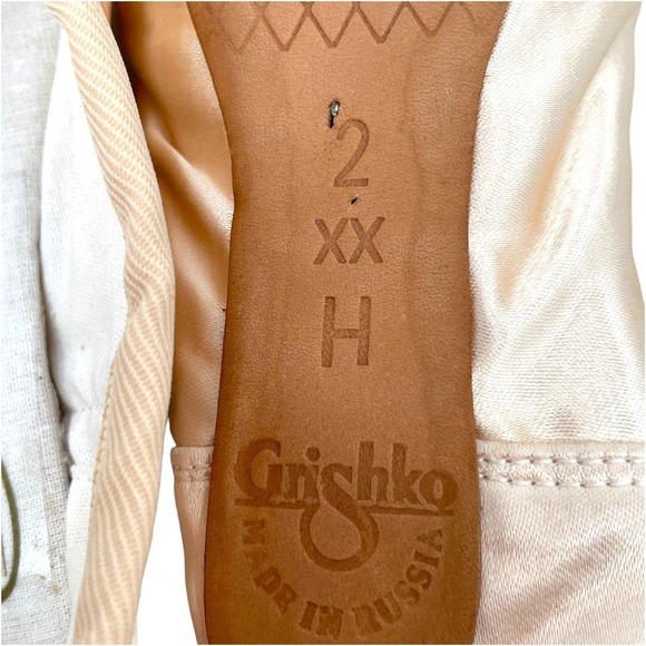 Grishko Elite European Pink Hard Shank Ballet Pointe Shoes Size 2.0 2X HS - Picture 7 of 9